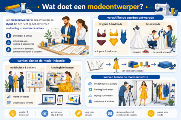 Wat doet een modeontwerper